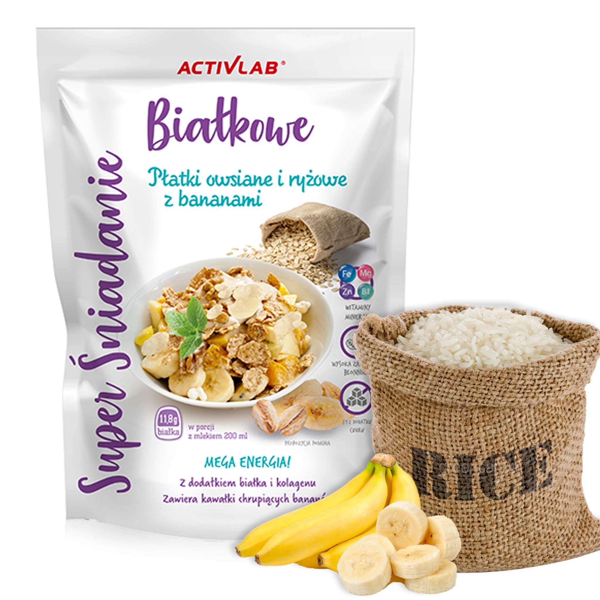 ACTIVLAB SUPER BREAKFAST PORRIDGE+R 300G BANANA