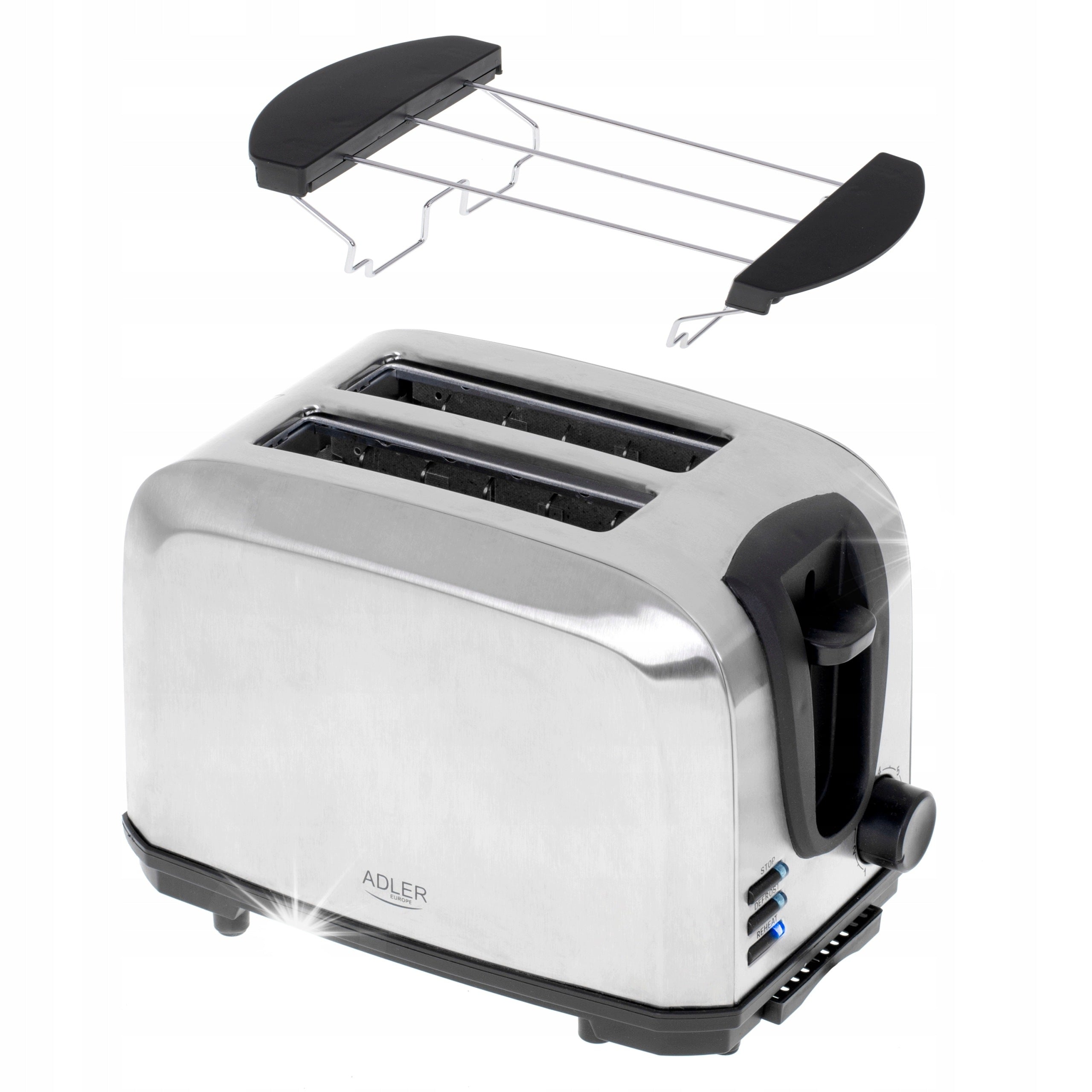 AD 3222 Toaster with grate for rolls