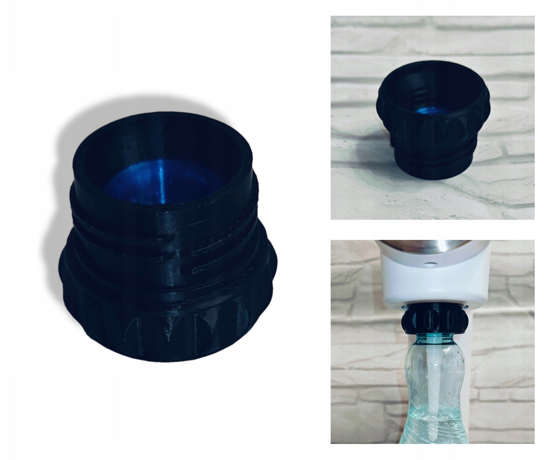ADAPTER BUTELEK PET DLA SATURATORA BRITA SODAONE - CZARNY