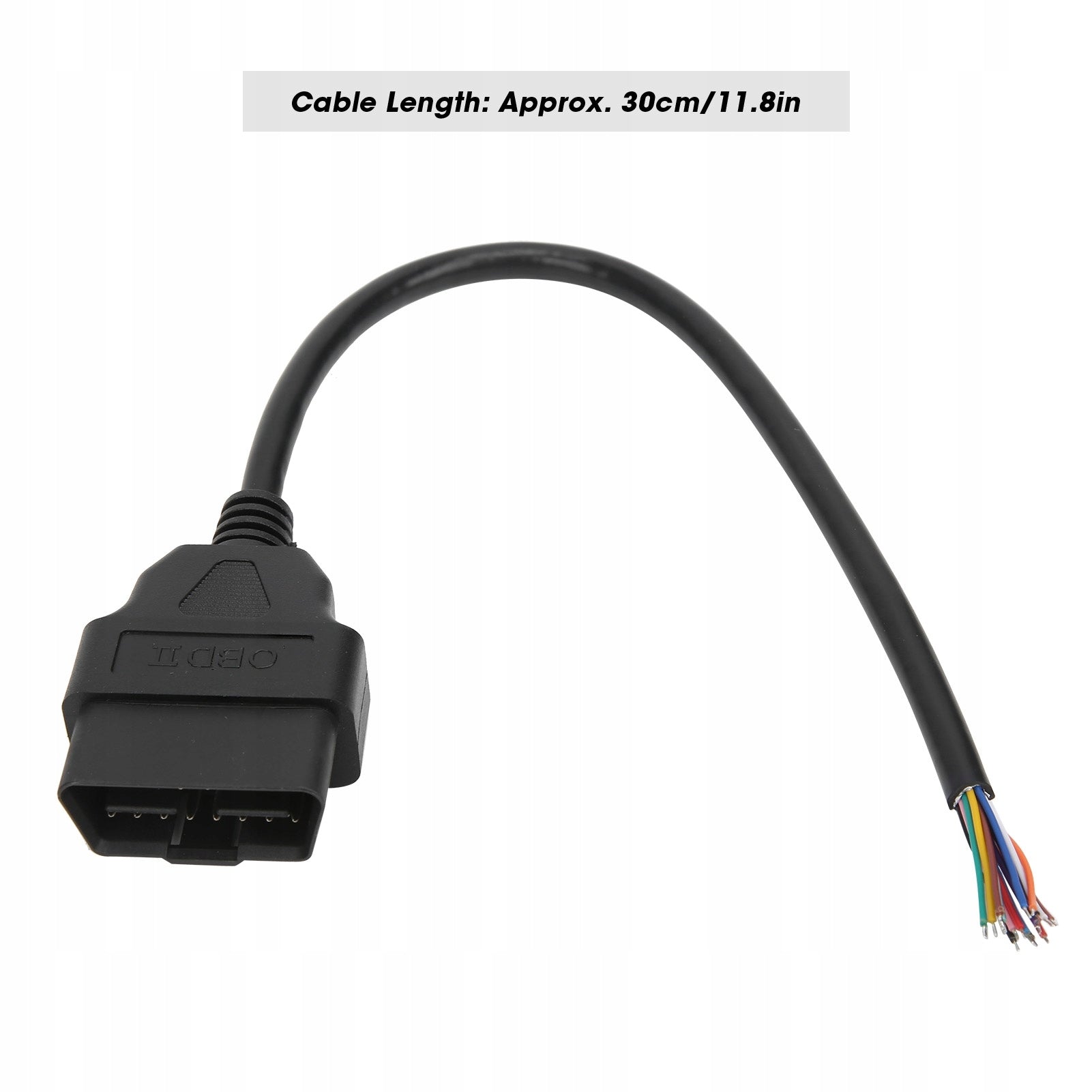 ADAPTER CABLE OBD2 16PIN MALE PLUG UNIVERSAL OPEN CABLE CONNECTOR Manufacturer code 1613210032311