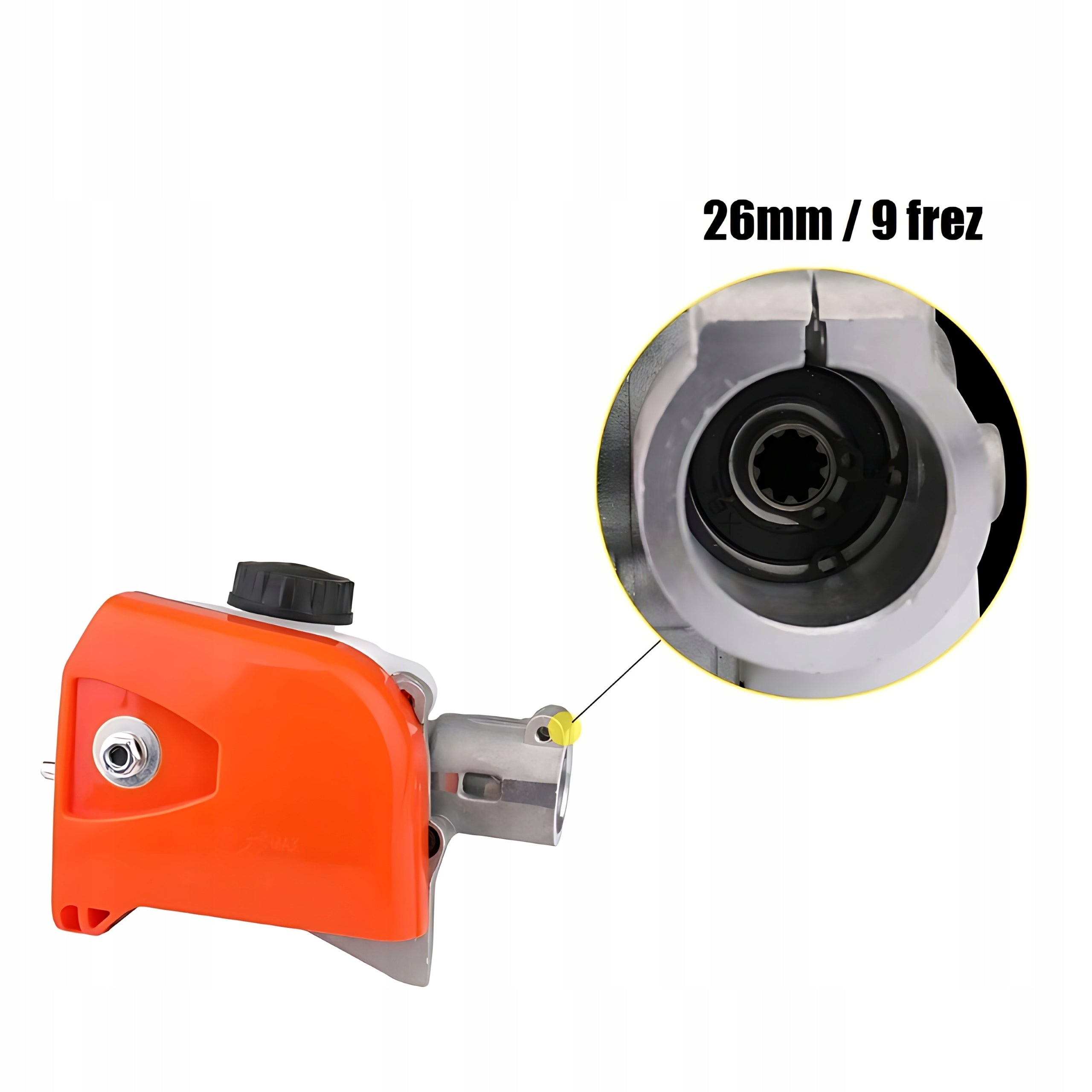 ADAPTER CHAINSAW ATTACHMENT FOR COMBUSTION SCYTHE SET 26/9 26mm 9 Packaging status original