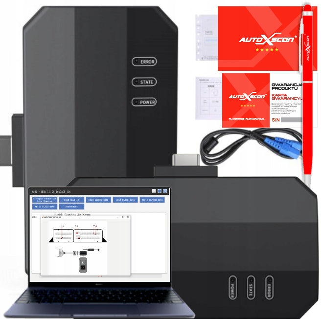 ADAPTER IMMO AUTOXSCAN G3BOX LAUNCH XPROG3 cloning ECU TCU Windows 3X EAN (GTIN) 0763092110704