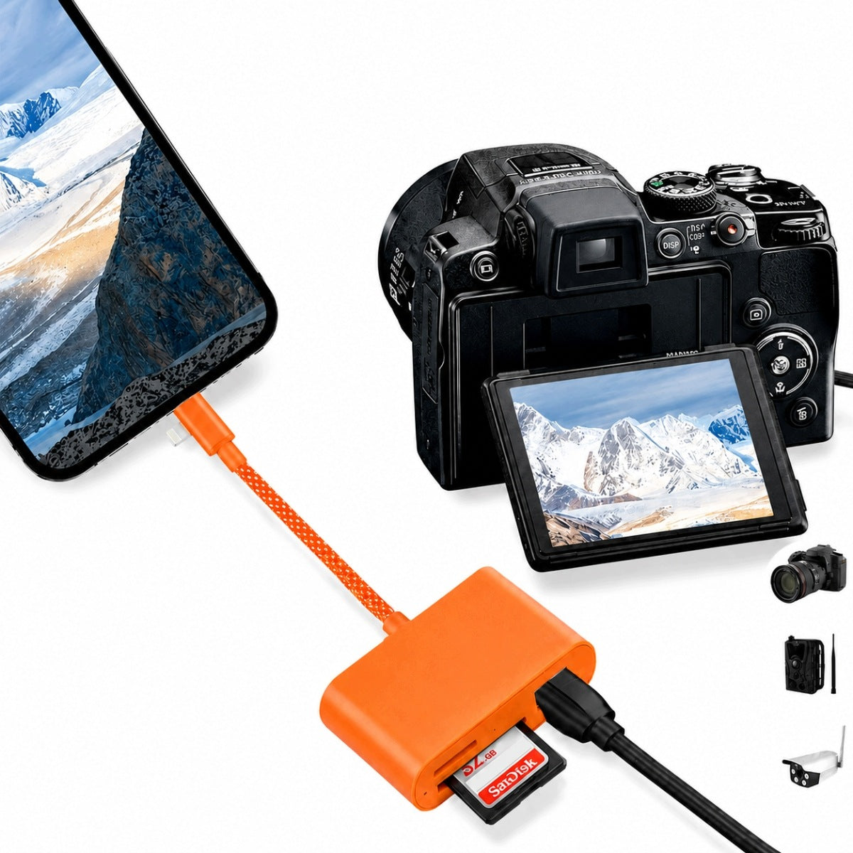 ADAPTER MEMORY CARD READER SD AND MICROSD TF USB C FOR PHONE LAPTOP Manufacturer code 4059227779998