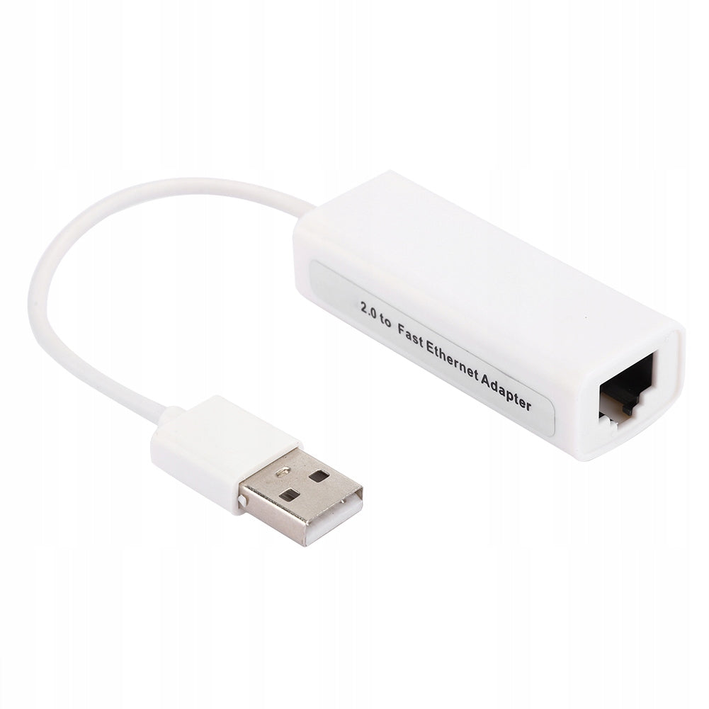 ADAPTER NETWORK CARD USB 2.0 RJ45 WHITE Packaging status original