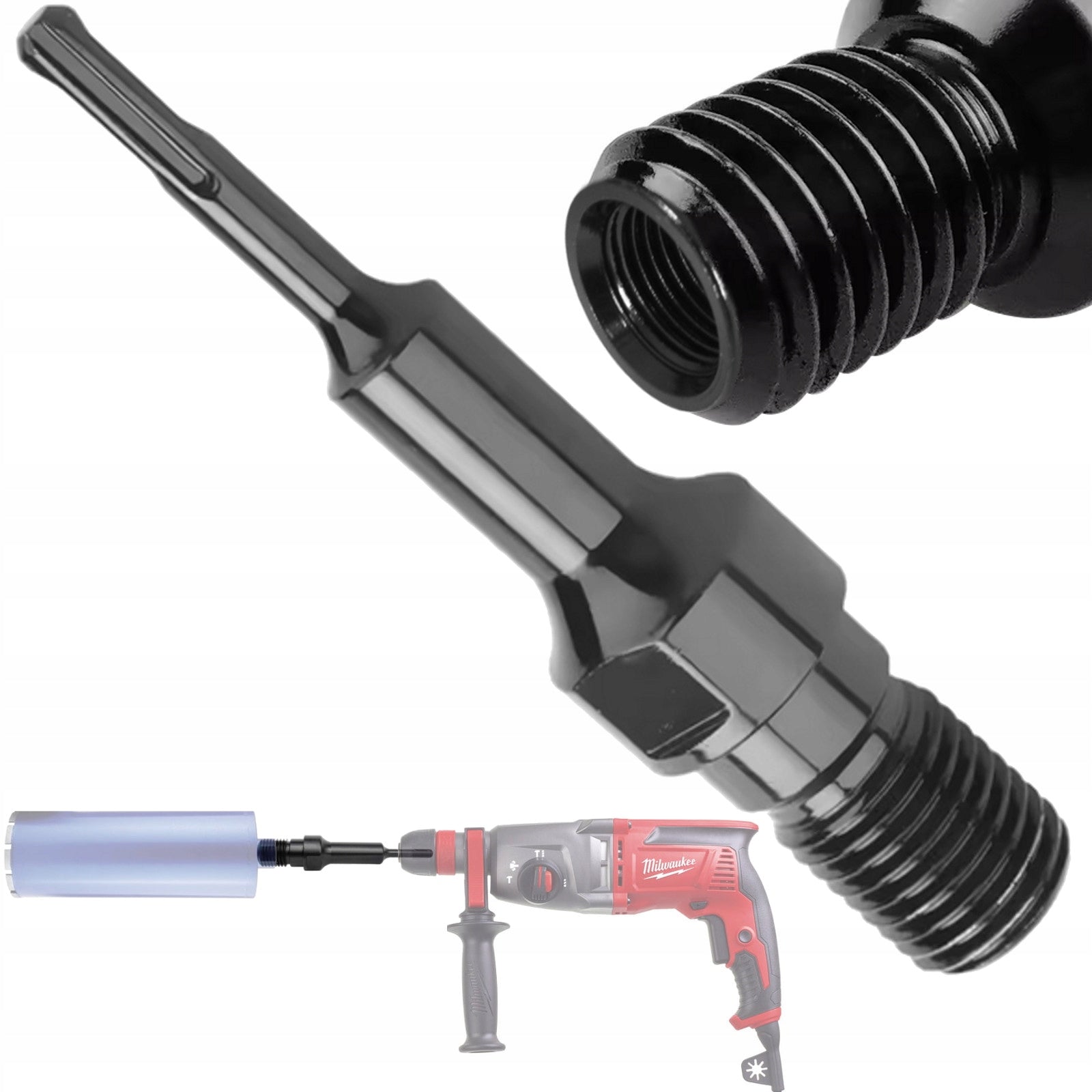 ADAPTER SDS PLUS + 1.1/4 FOR CROWN DRILL HOLE SAW