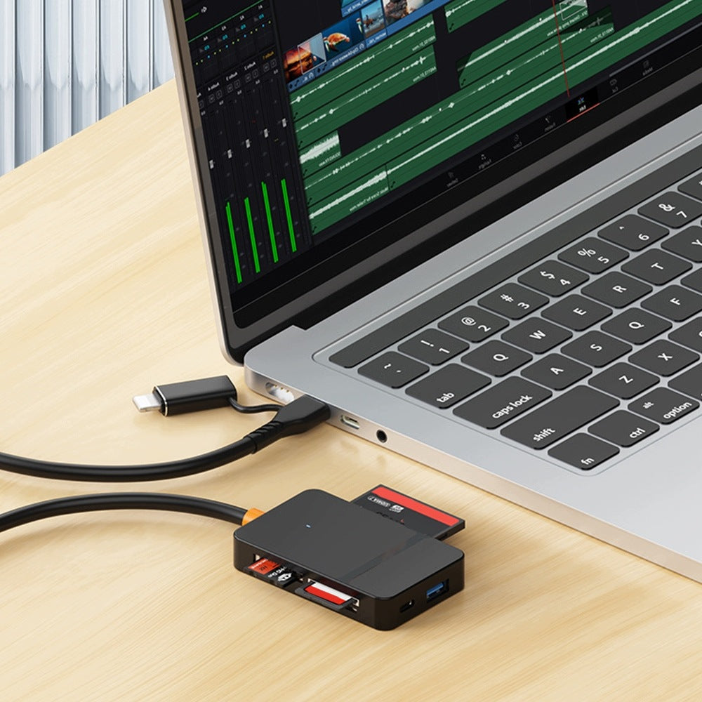 ADAPTER STATION USB MEMORY CARD READER Micro SD TF 5Gb/s up to 2TB Manufacturer no brand