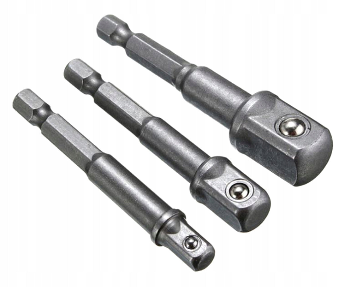 ADAPTERS REDUCTIONS FOR HEX SCREWDRIVER CAPS 1/4 3/8 1/2