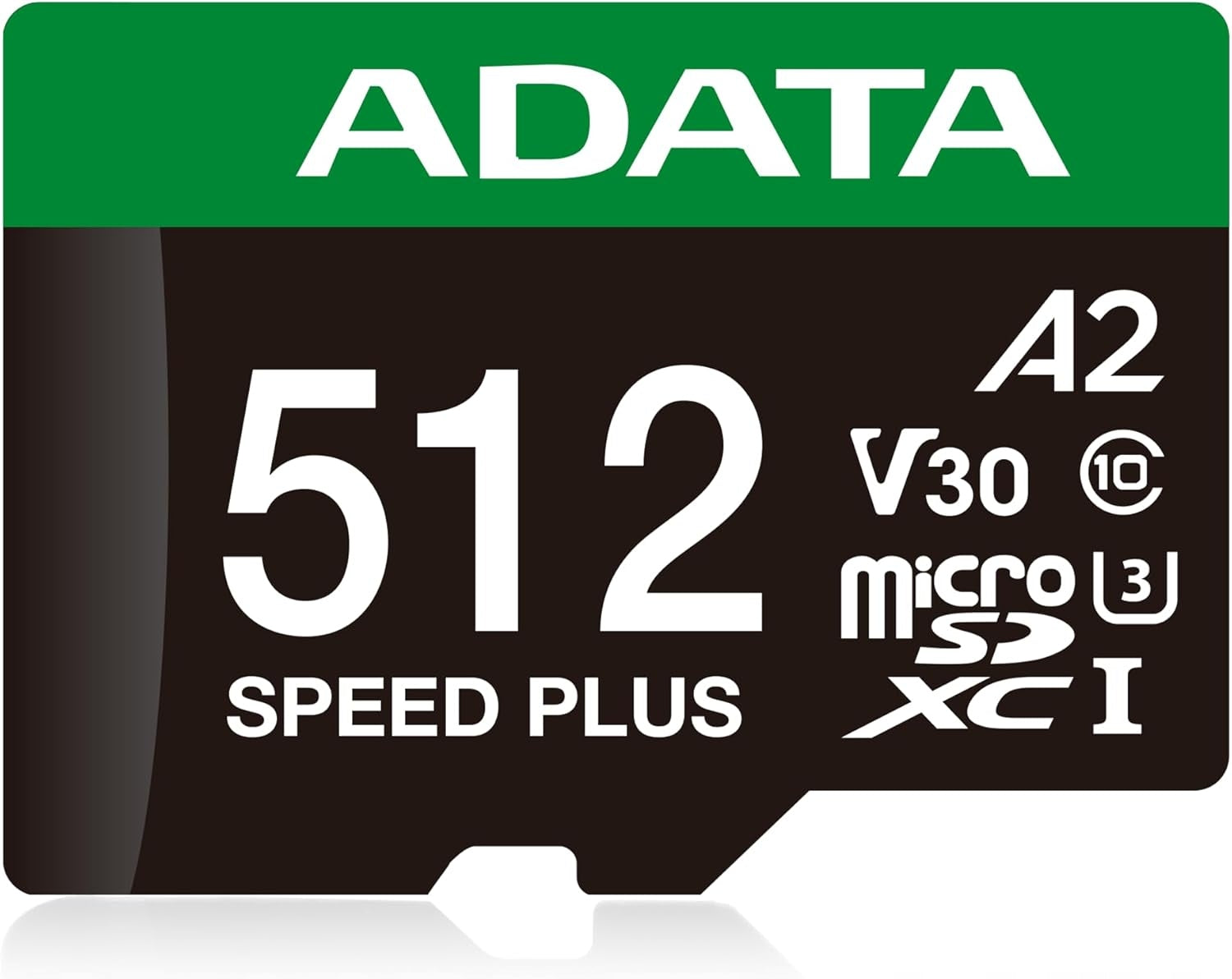 ADATA UD512GUI3V30A2SP-RA1 memory card Speed Plus 512GB microSD SDXC Manufacturer code UD512GUI3V30A2SP-RA1