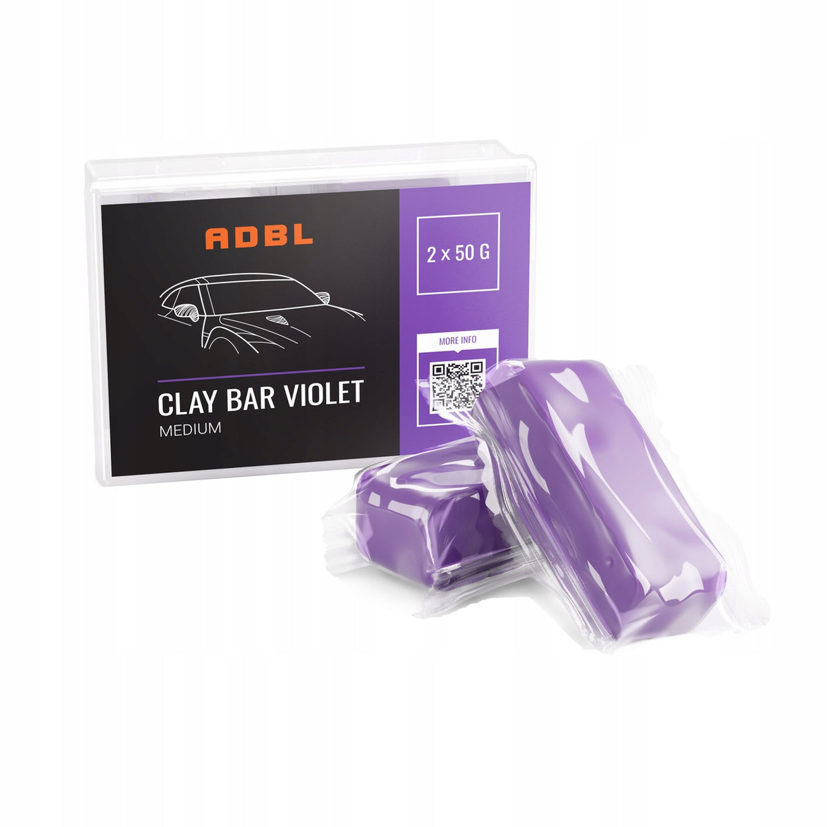 ADBL Clay Bar Violet 100g