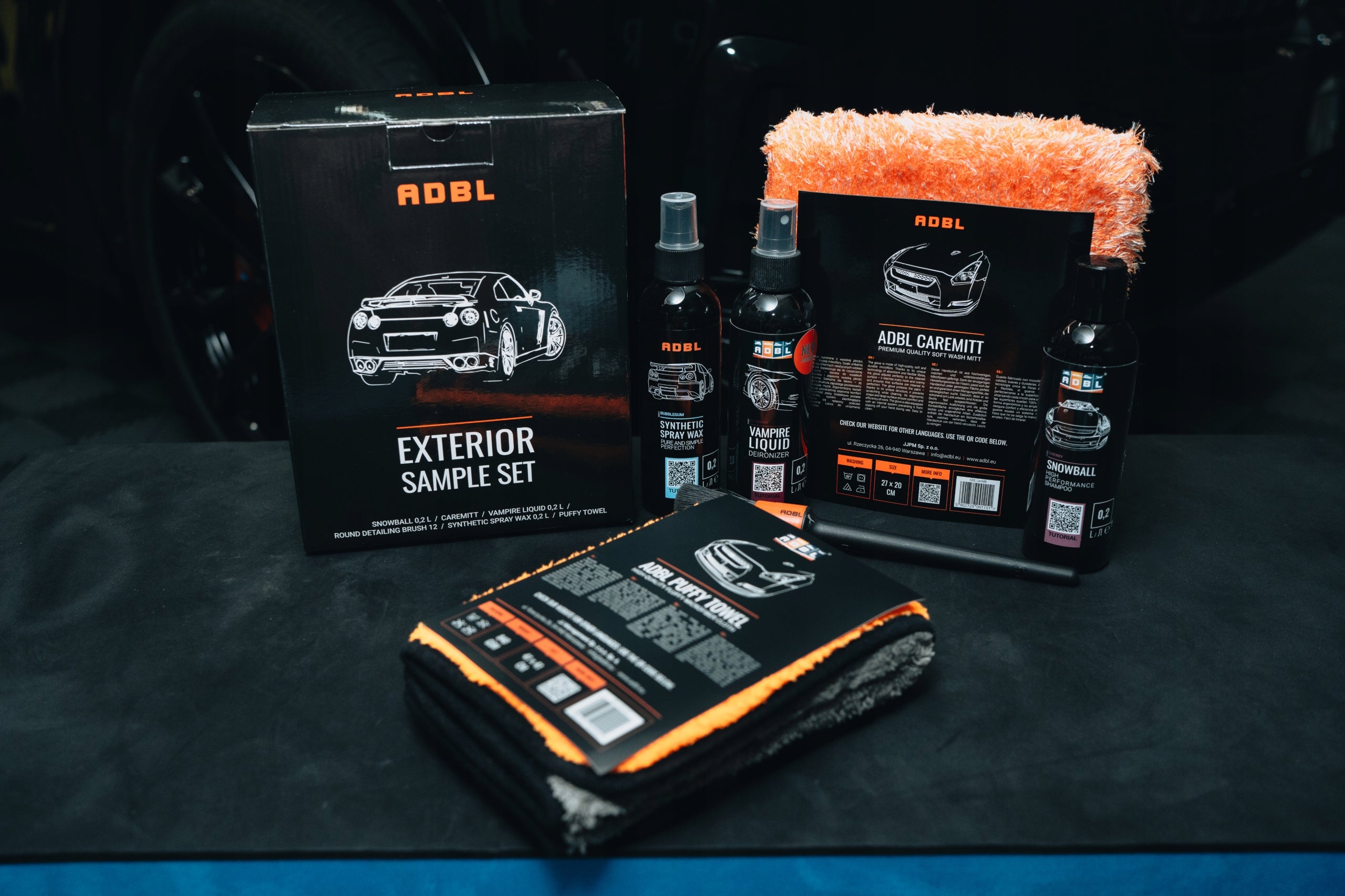 ADBL Exterior Sample Set Car Care Cosmetics Set For Gift Manufacturer ADBL