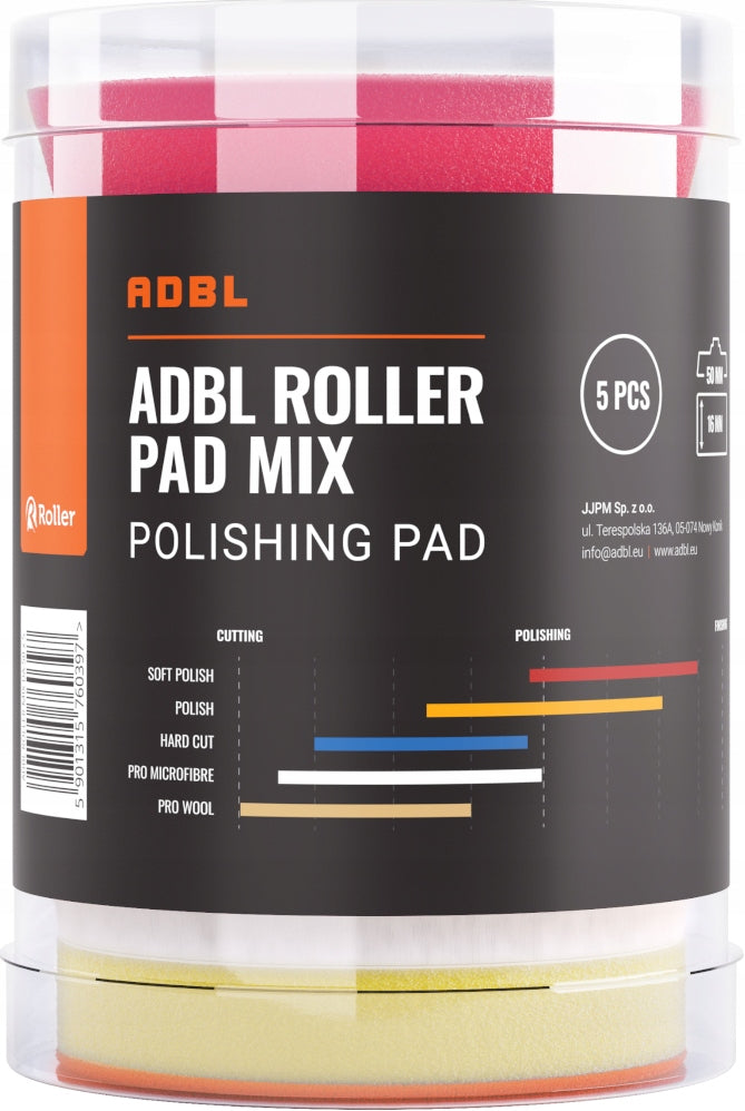 ADBL ROLLER PAD MIX DA 50mm 5pcs SET OF MINI POLISHING PADS Manufacturer ADBL