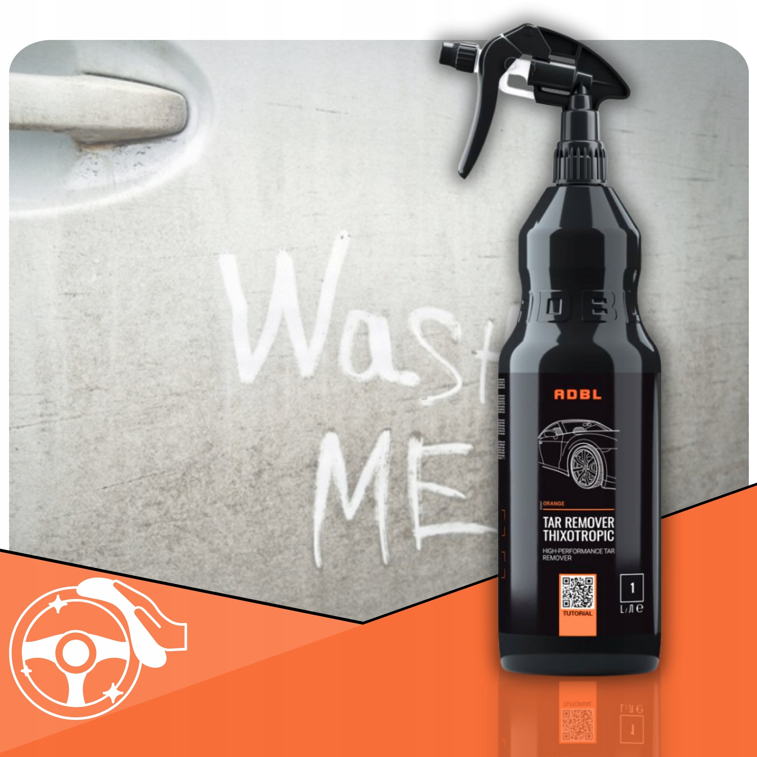 ADBL THIXOTROPIC Tar and Glue Remover Asphalt Grease Tart Removal 1L Manufacturer ADBL
