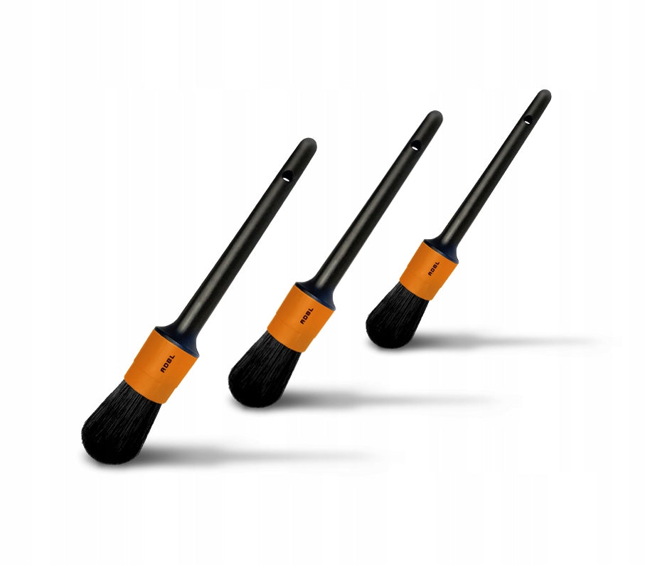 ADBL detailing brushes 3pcs. for air vents and nooks and crannies of the car 17mm 25mm 31mm Packaging status original
