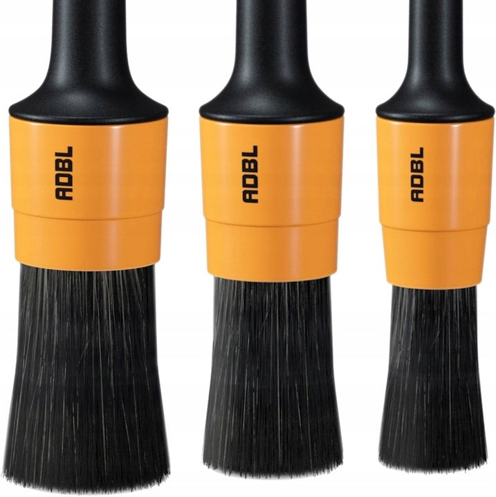 ADBL detailing brushes 3pcs. for air vents and nooks and crannies of the car 17mm 25mm 31mm