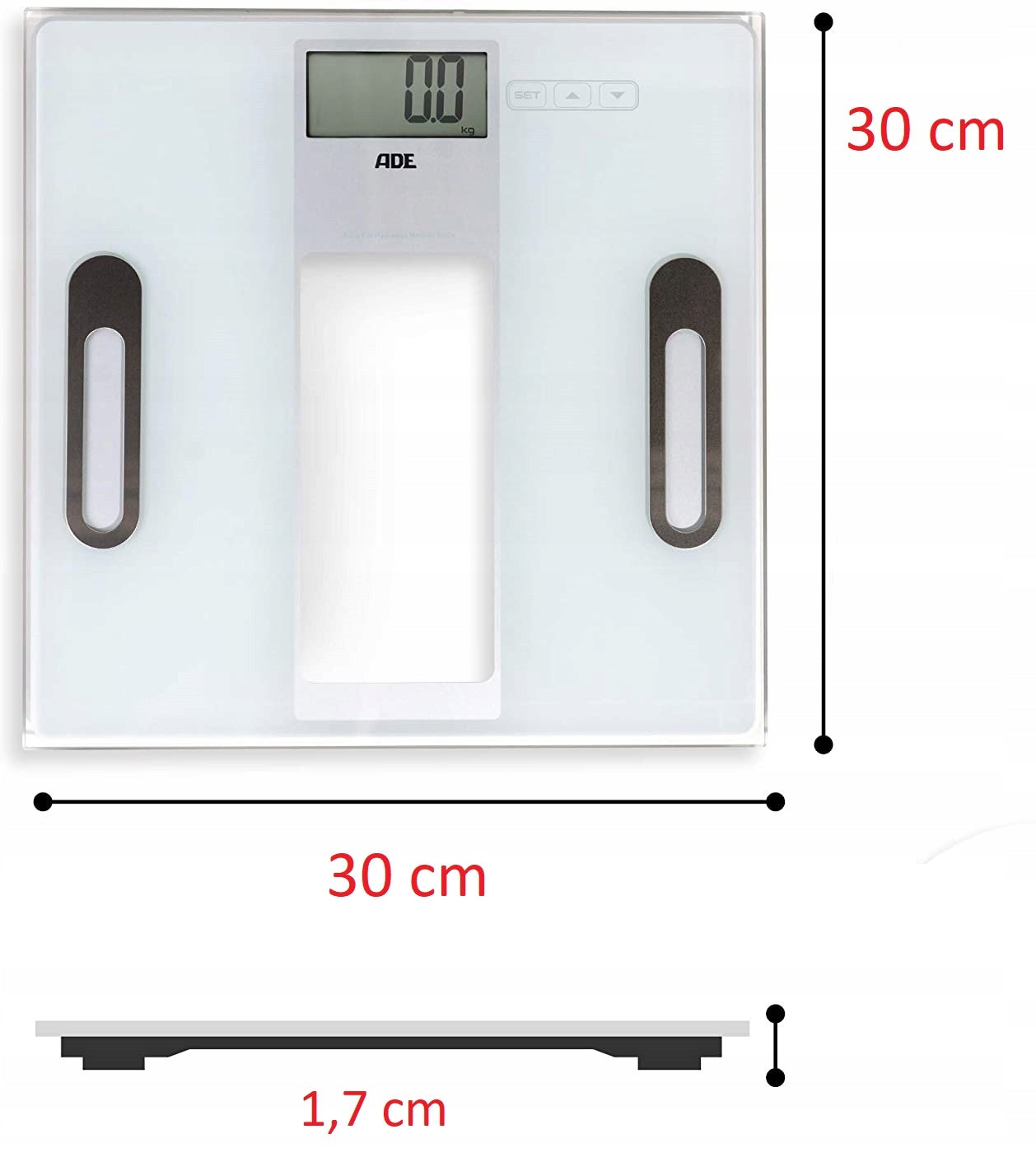 ADE GERMAN DIGITAL ANALYTICAL BATHROOM SCALE EAN (GTIN) 4006083229846