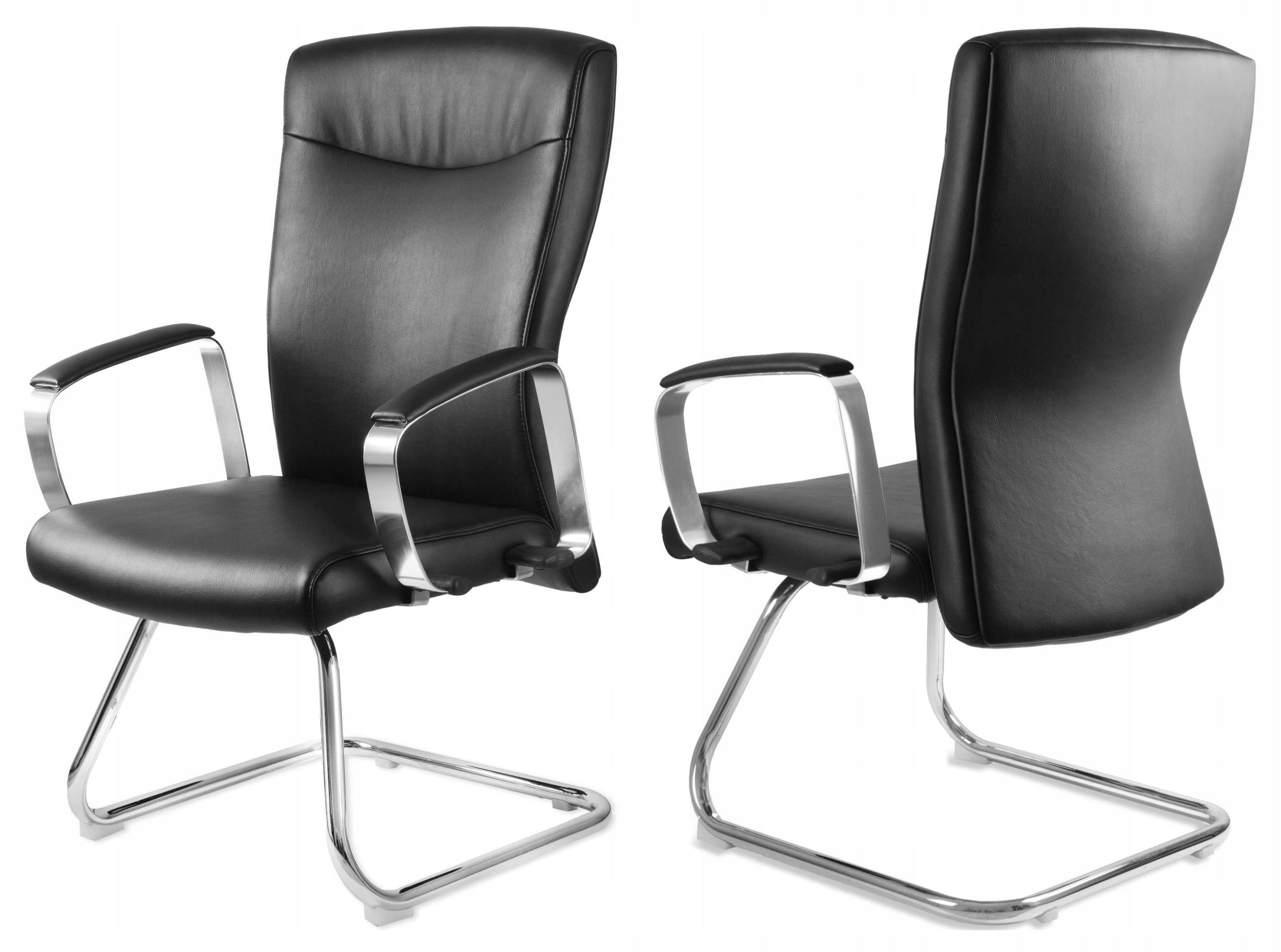 ADELLA SKID Office Chair Black Skids Modern and Comfortable for Cabinet