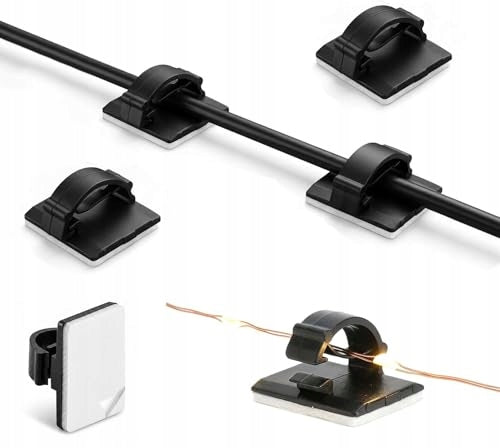 ADHESIVE HOLDERS FOR NYLON CABLES WITHOUT DRILLING OFFICE 50 PCS. Brand no brand