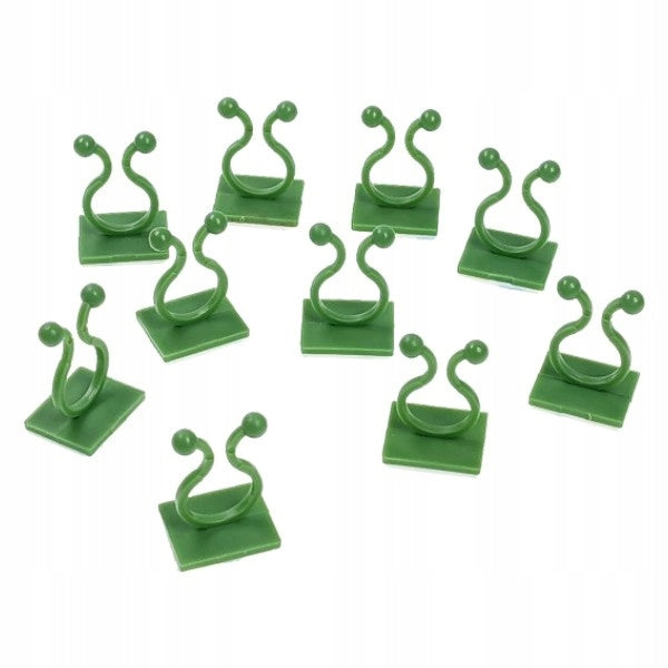 ADHESIVE HOOK HOLDER FOR PLANT CREEPERS 13MM 10PCS EAN (GTIN) 5905699827790