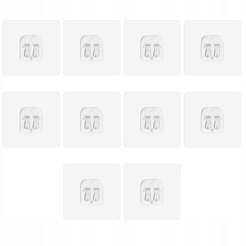 ADHESIVE HOOKS FOR SHOWER WATERPROOF WITHOUT DRILLING 10 PCS. Brand no brand