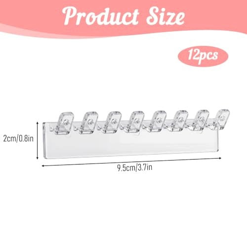 ADHESIVE JEWELRY HOLDERS 12 PCS ORGANIZER NECKLACES GIFT FOR Manufacturer code Bez marki