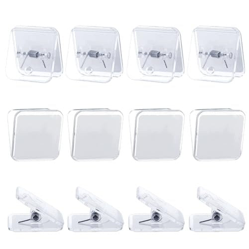 ADHESIVE SPRING CLIPS FOR POSTER CURTAINS SET OF 12 Brand no brand