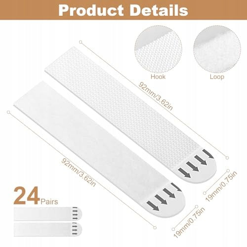ADHESIVE TAPE FOR HANGING IMAGES WITHOUT DRILLING 24 PAIRS OF acrylic Manufacturer code SWC5908151097250