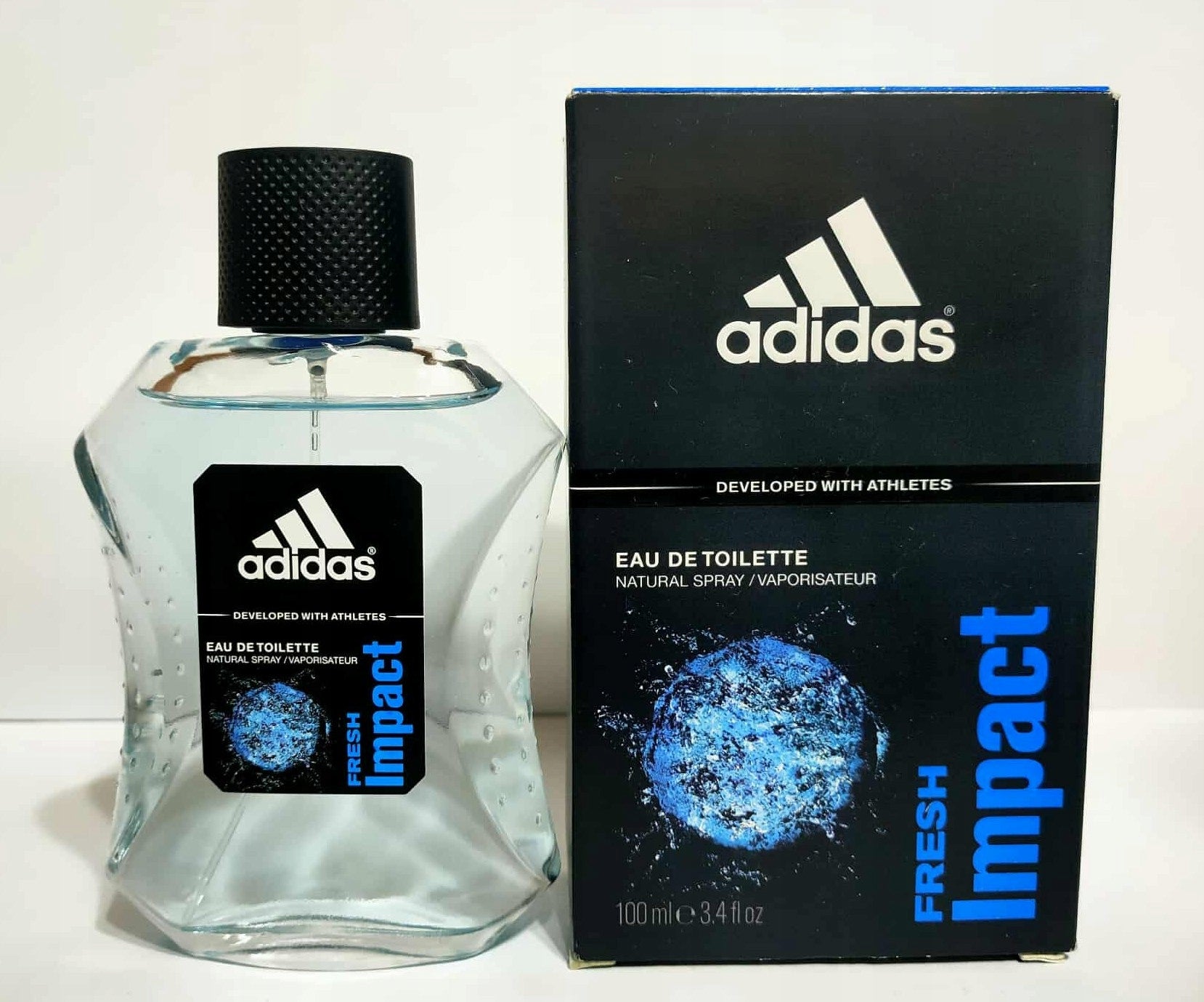 ADIDAS FRESH IMPACT 100ML EDT EAU DE TOILETTE DESCRIPTION!! MEGA UNIQUE