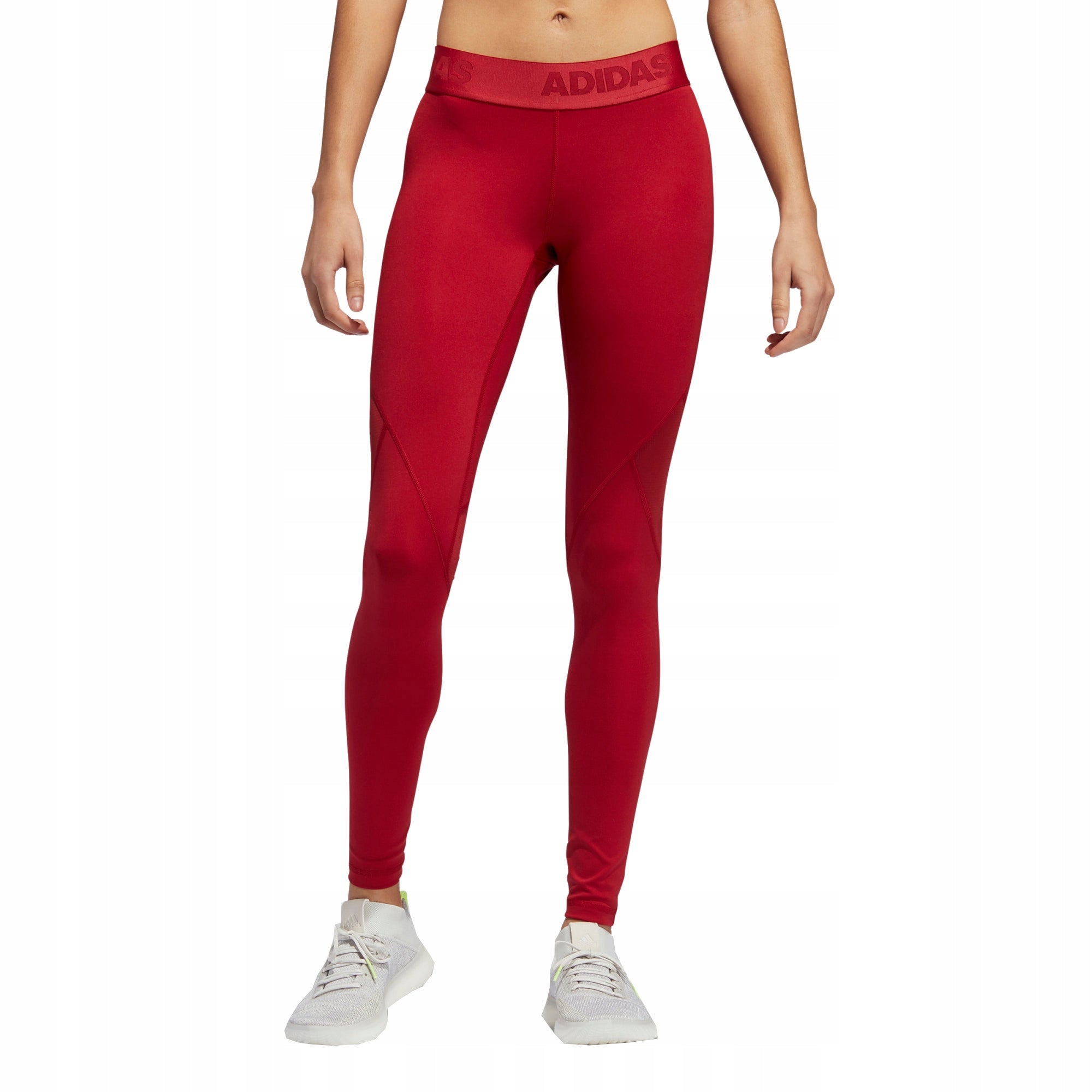 Strumpfhosen für Damen Adidas Alpha Skin Sport Tight LT W DX7566, rot