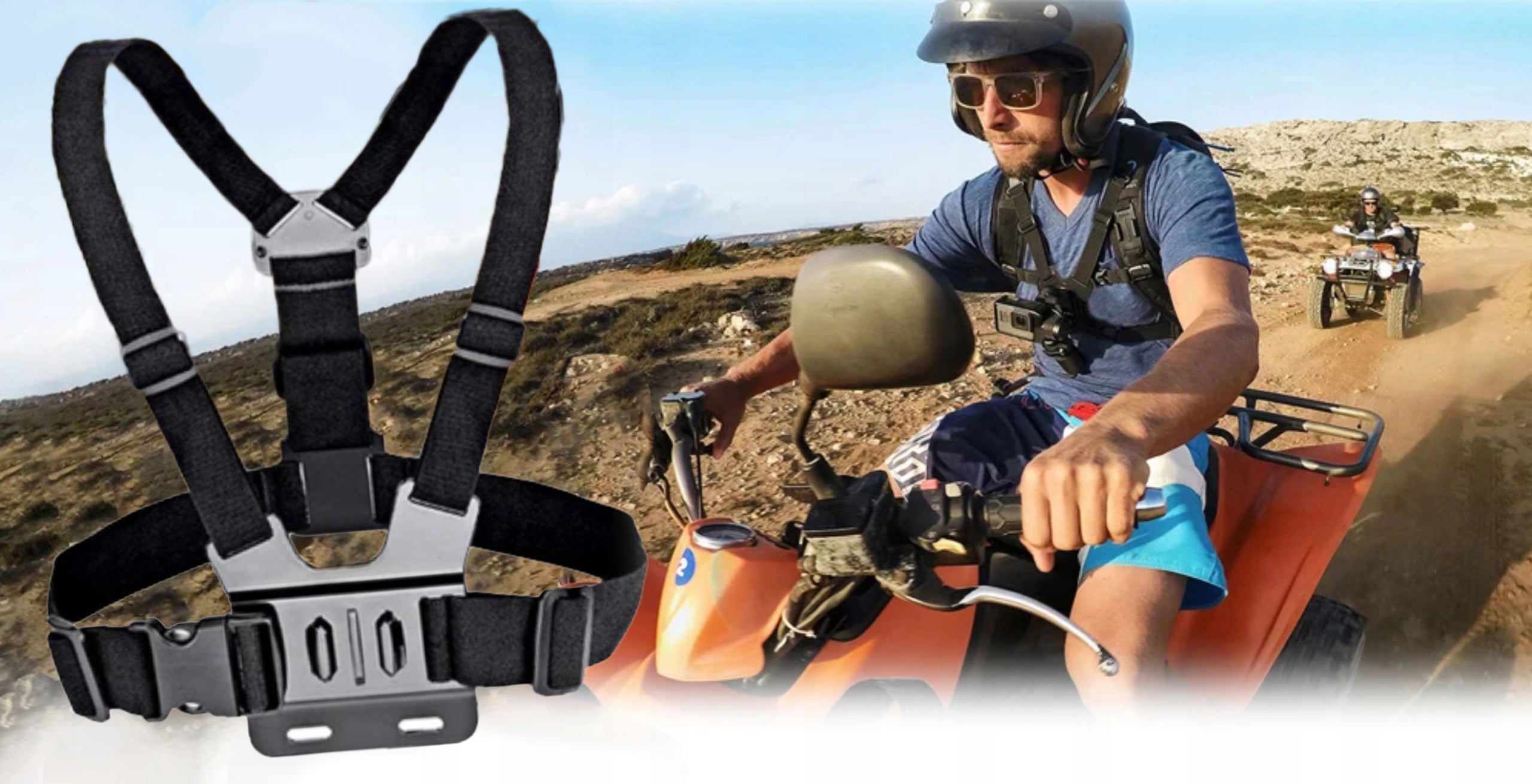 ADJUSTABLE CHEST BRACES HOLDER FOR GOPRO SPORTS CAMERAS Packaging status original