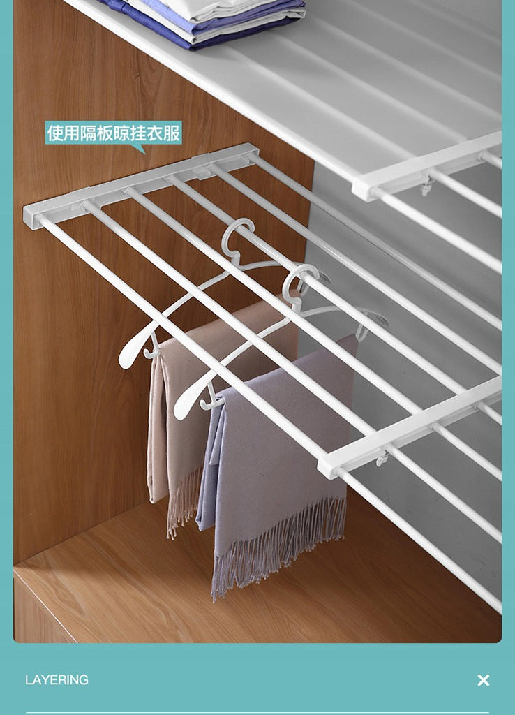 ADJUSTABLE CLOSET ORGANIZER SLIDING SHELF Kind drawer organizer