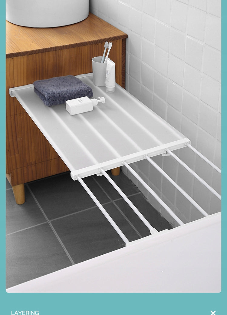 ADJUSTABLE CLOSET ORGANIZER SLIDING SHELF Number of pieces 1 pcs