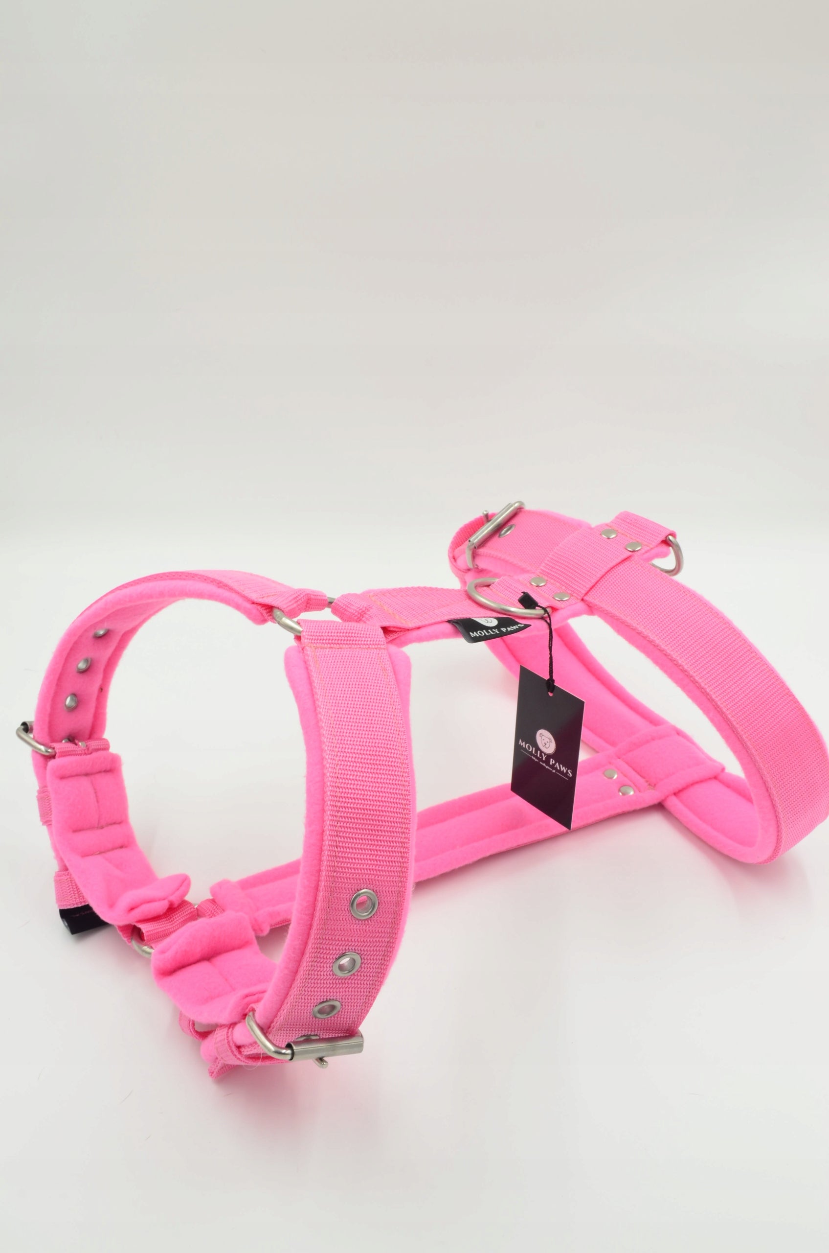 ADJUSTABLE HARNESS WITH FLEECE GUARD FOR BIG DOG ANY SIZE COLORS Size L