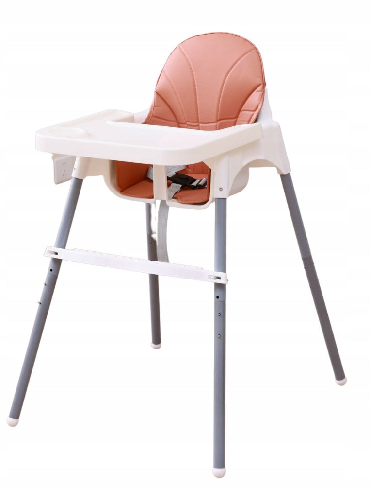 ADJUSTABLE HIGH CHAIR FOR FEEDING – PINK COLOR Packaging status original