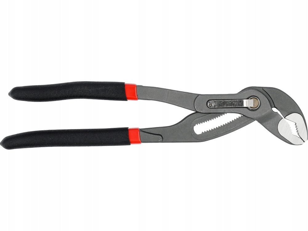 ADJUSTABLE PLIERS FOR MAXI PIPES WITH BUTTON 250MM 65MM FORGED CrV STEEL YATO Packaging status original
