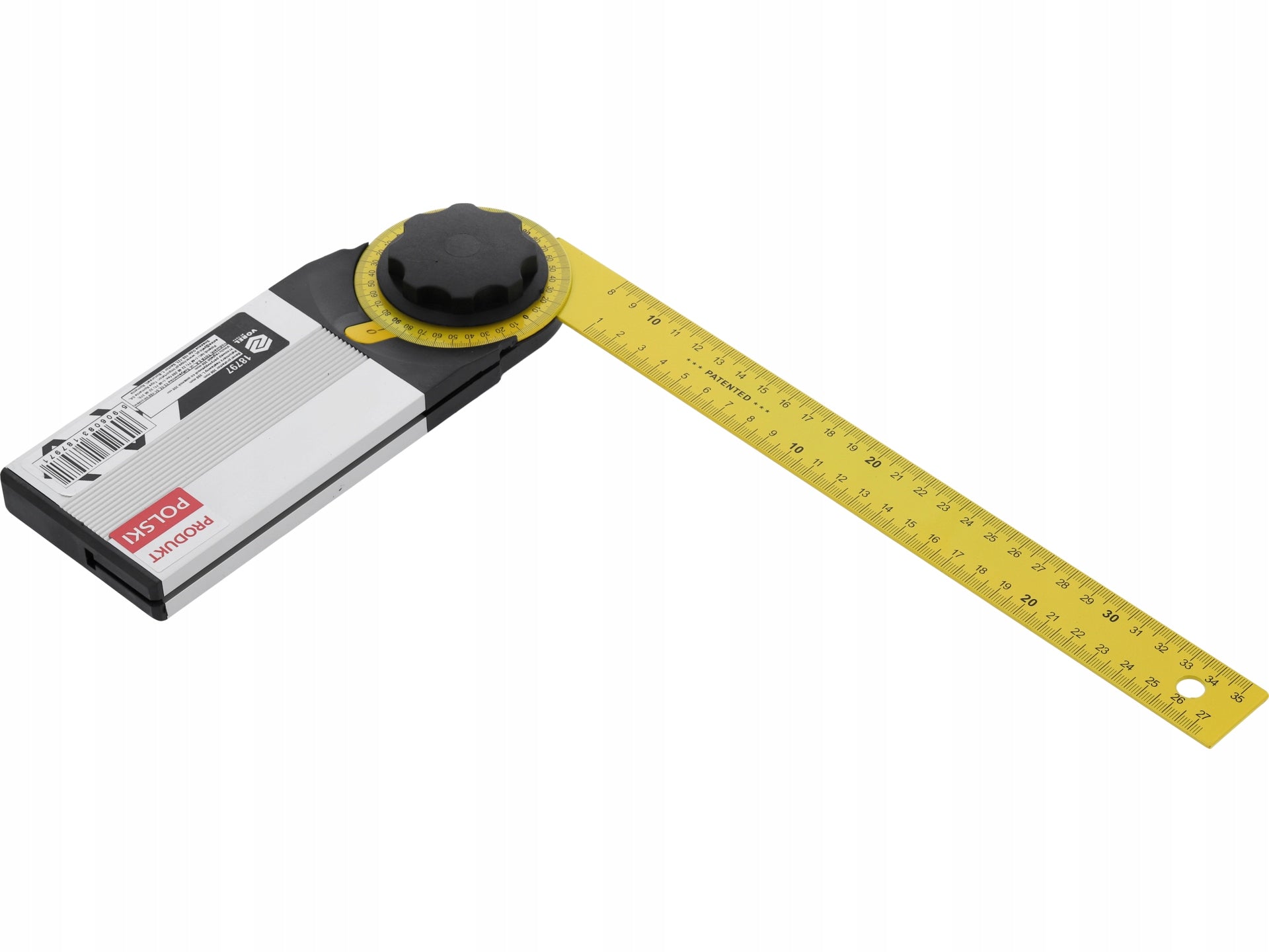 ADJUSTABLE PROTRACTOR 350MM STEEL METRIC LACQUERED DURABLE TOOL Kind Adjustable Square