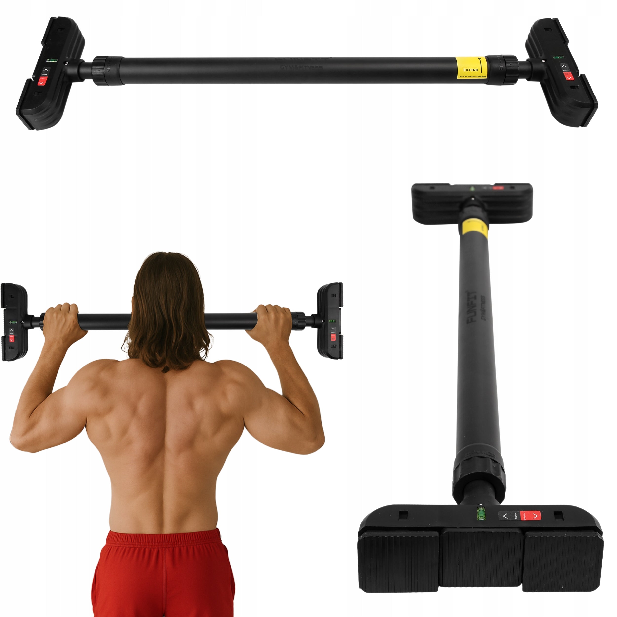 ADJUSTABLE PULL-UP BAR 72-110cm FUNFIT