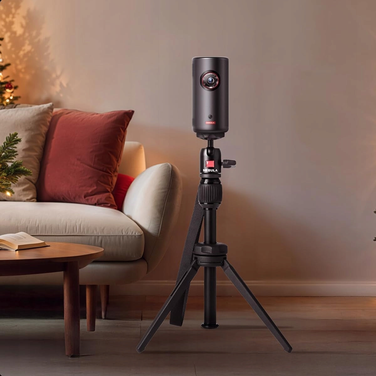 ADJUSTABLE TRIPOD FOR PROJECTOR CAPSULE ALUMINUM COMPACT Model Oryginalny statyw NEBULA Capsule, regulo