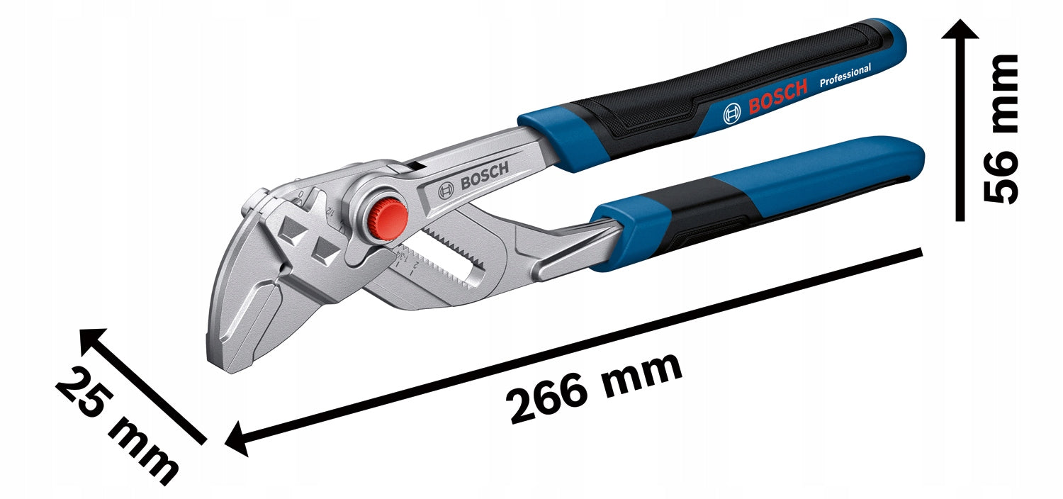ADJUSTABLE WRENCH PLIERS 250MM CLAMPING WRENCH 0-48 MM BOSCH EAN (GTIN) 4053423253078