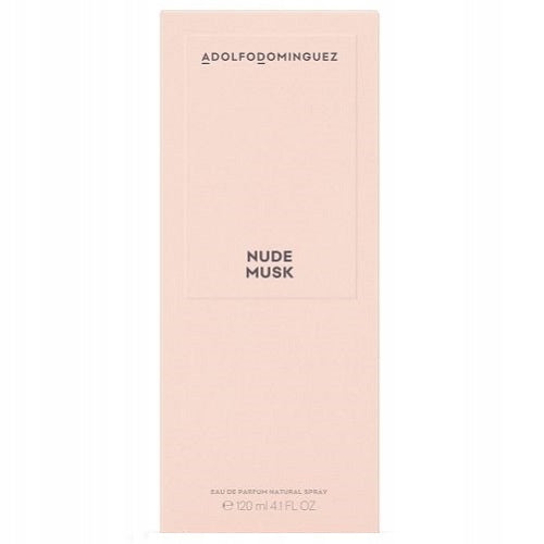 ADOLFO DOMINGUEZ Nude Musk EDP Eau de Parfum for women perfume 120ml Packaging volume 120 ml