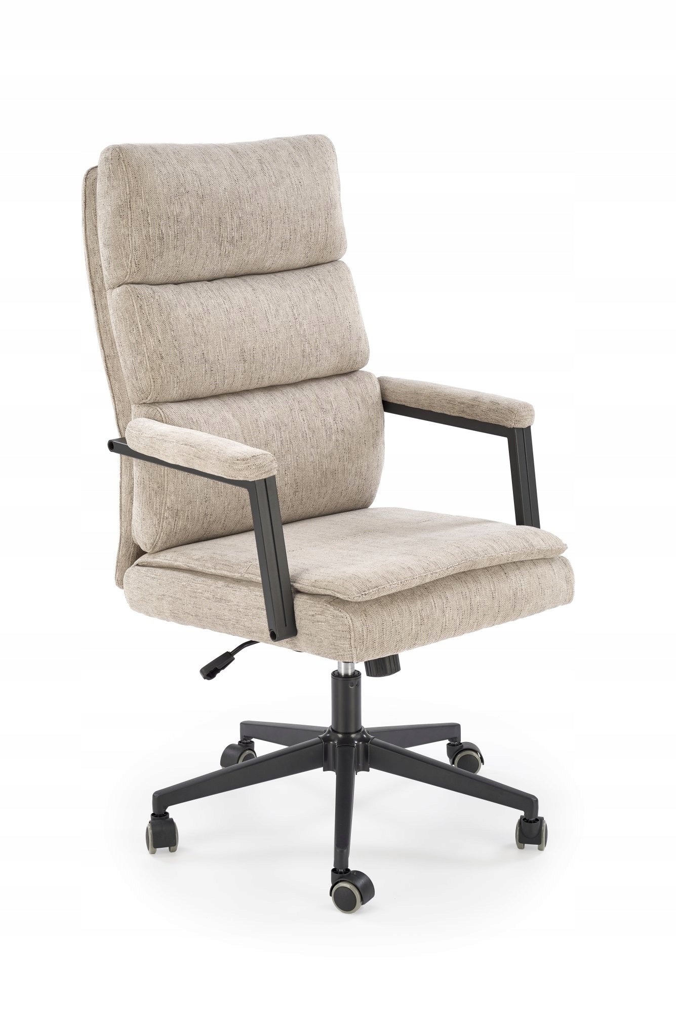 ADRIANO Halmar Beige Swivel Cabinet Chair Comfortable Office Tilt Furniture depth 70 cm