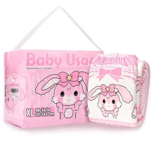 ADULT DIAPER PRINTED BABY USAGI M 71 96CM 10PCS Steel Brand no brand