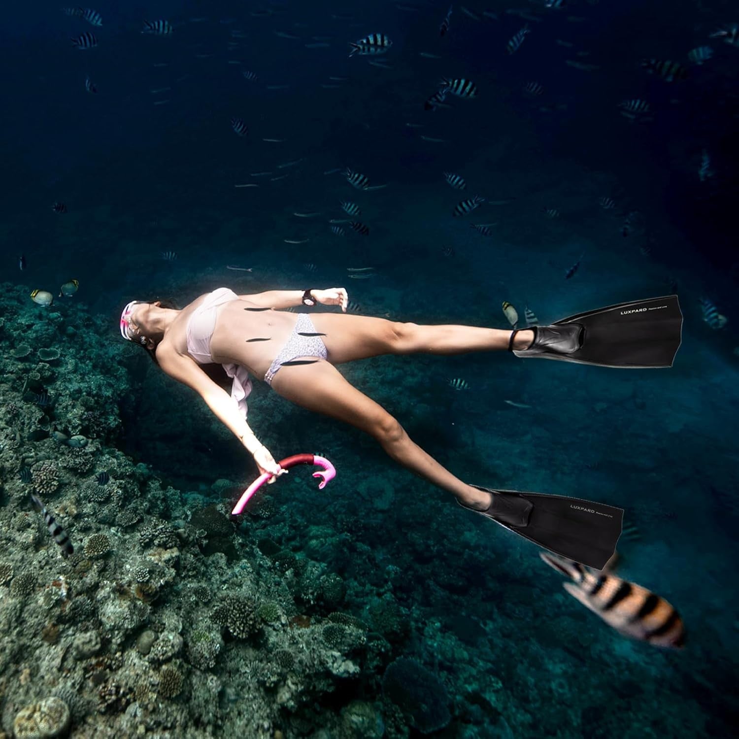 ADULT FULL FOOT DIVING SNORKELING FINS SIZE 40-41 Brand no brand