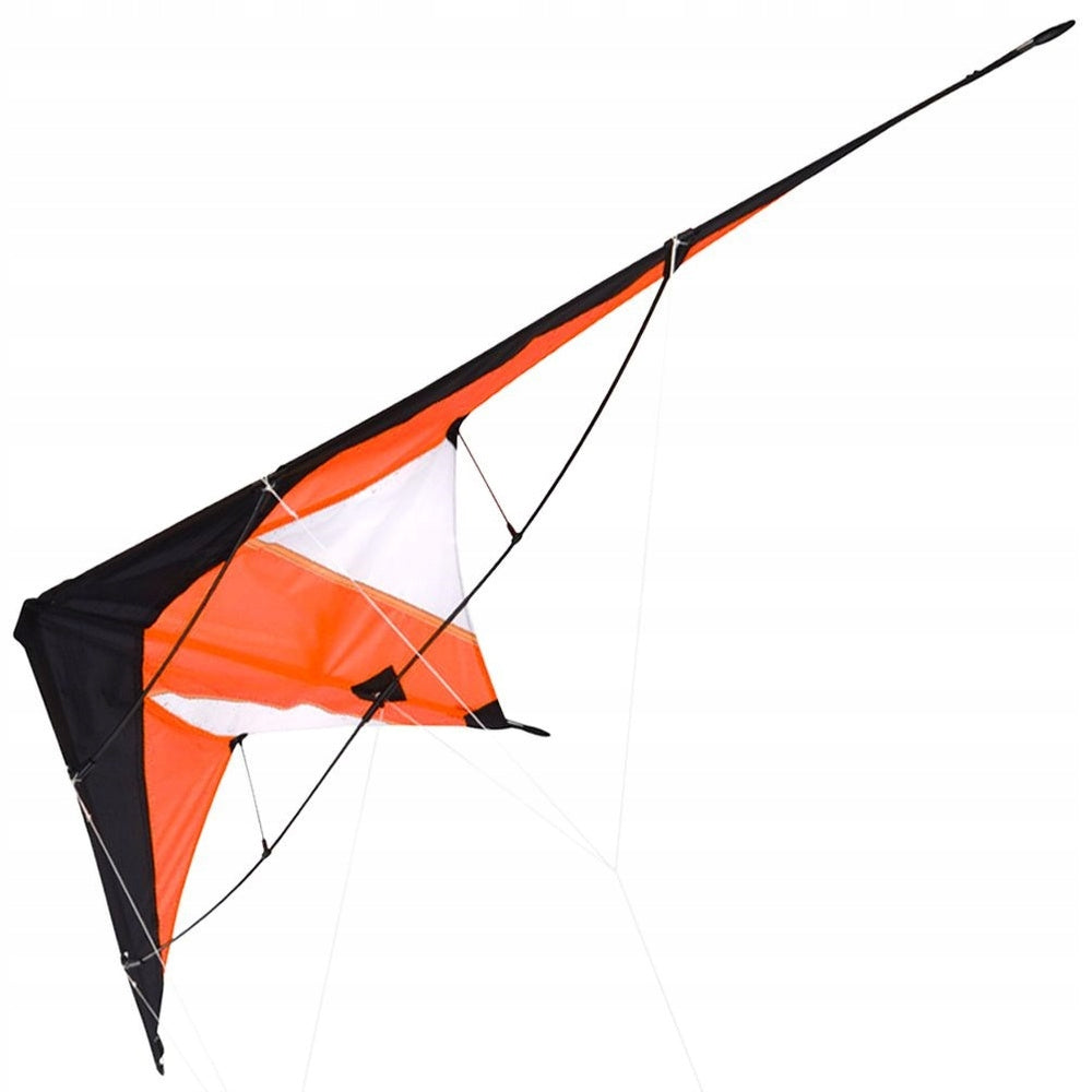 AEROBATIC kite for children adults large with rope orange 120x50 Manufacturer code 489108-P