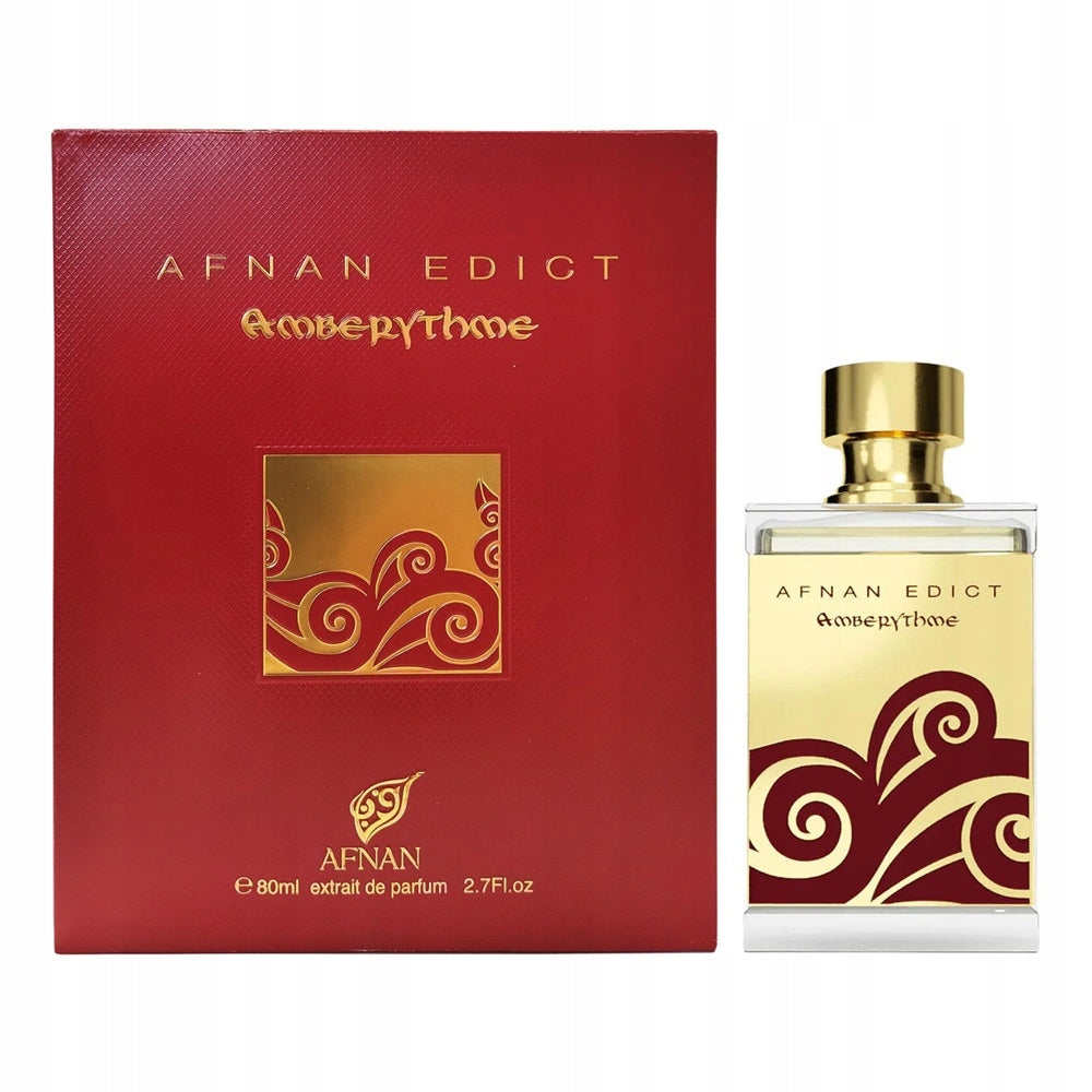 AFNAN Edict Amberythme unisex perfume for women and men 80ml Brand Afnan