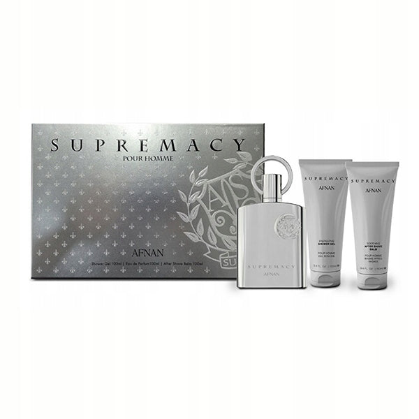 AFNAN SUPREMACY FOR MEN SET EDP GEL AFTER BALM