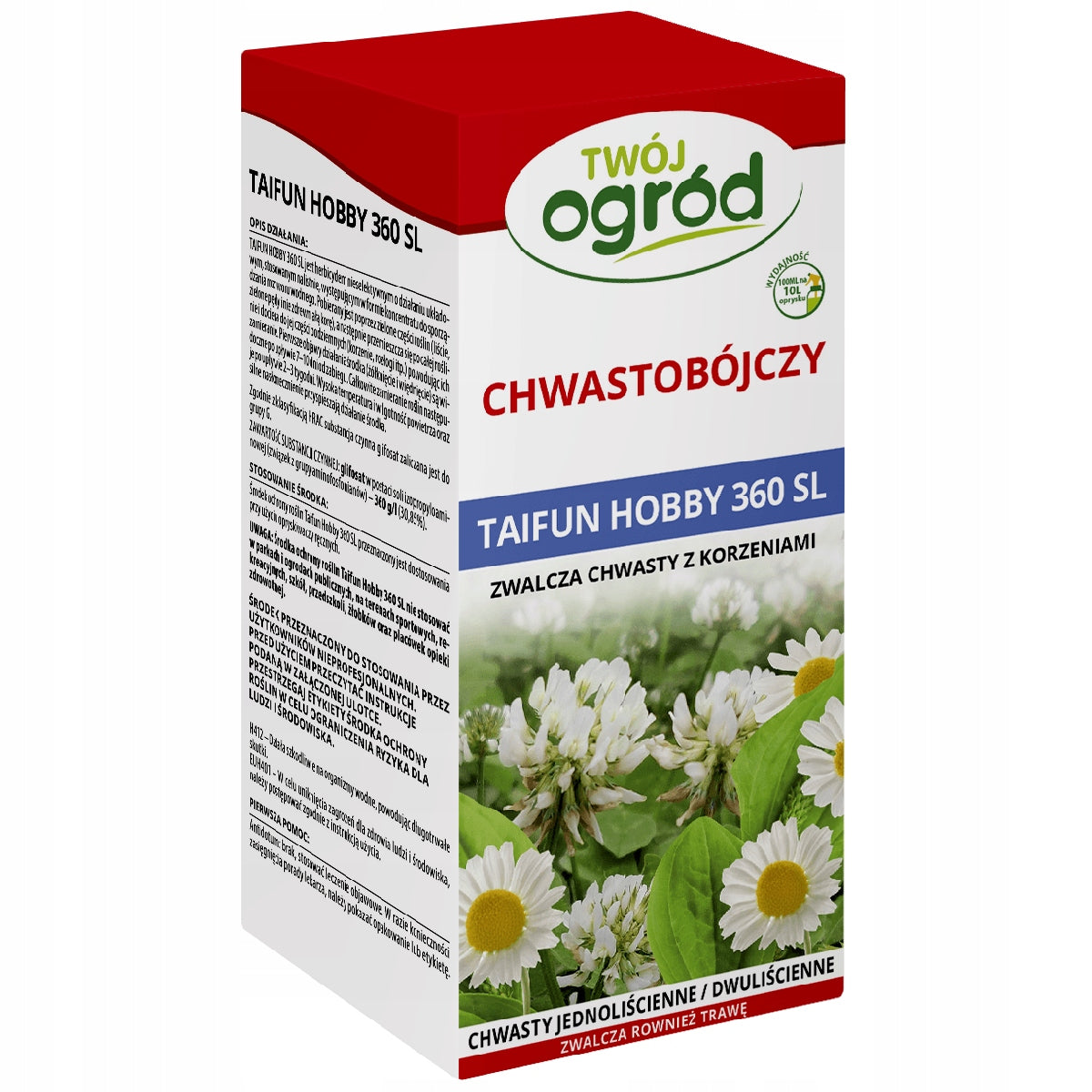 AGENT FOR ALL WEEDS TAIFUN HOBBY 360 SL 100ml dandelions order Roundup Packaging status original