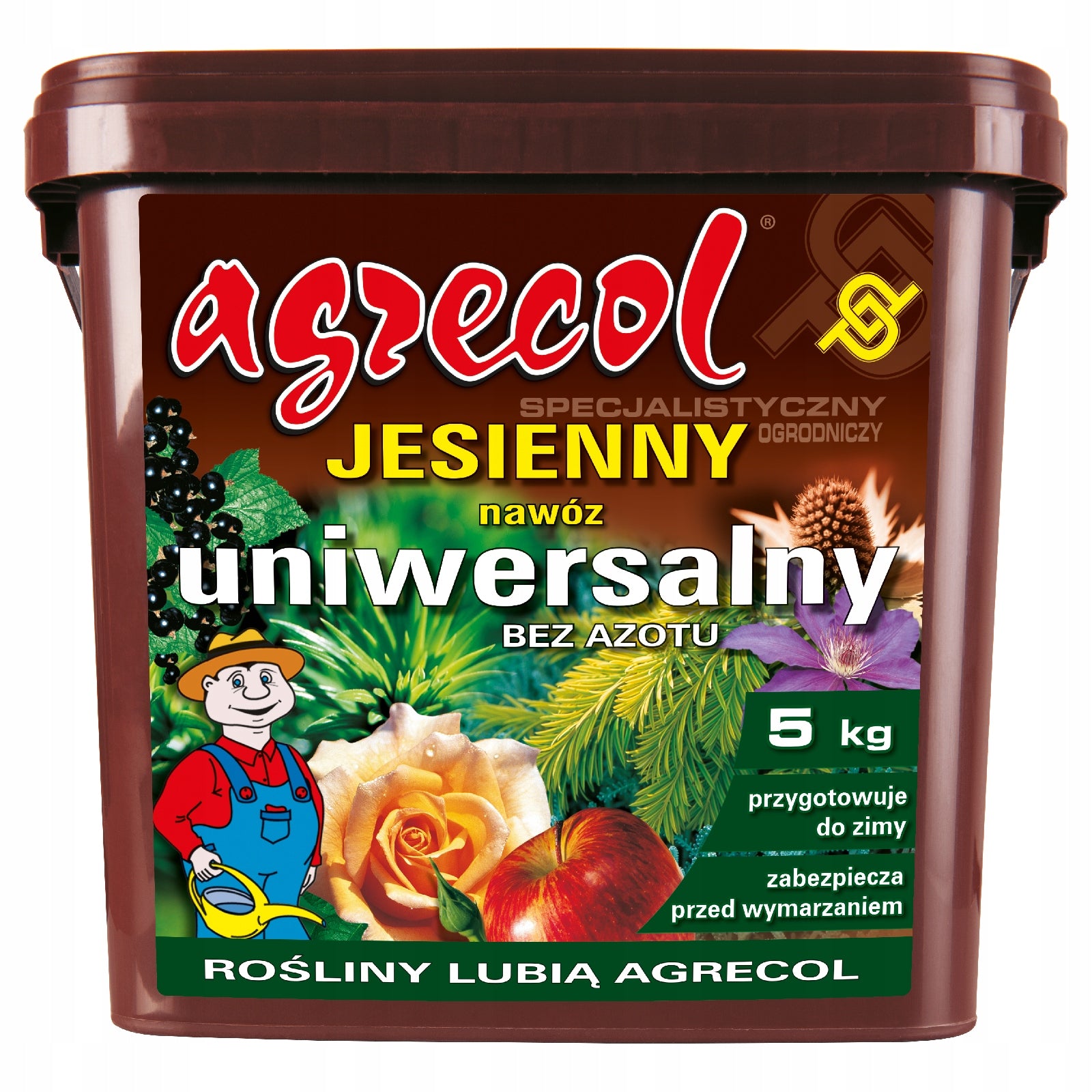 AGRECOL AUTUMN FERTILIZER UNIVERSAL 5kg PROTECTION AGAINST WINTER DECORATIVE AND OTHER R.