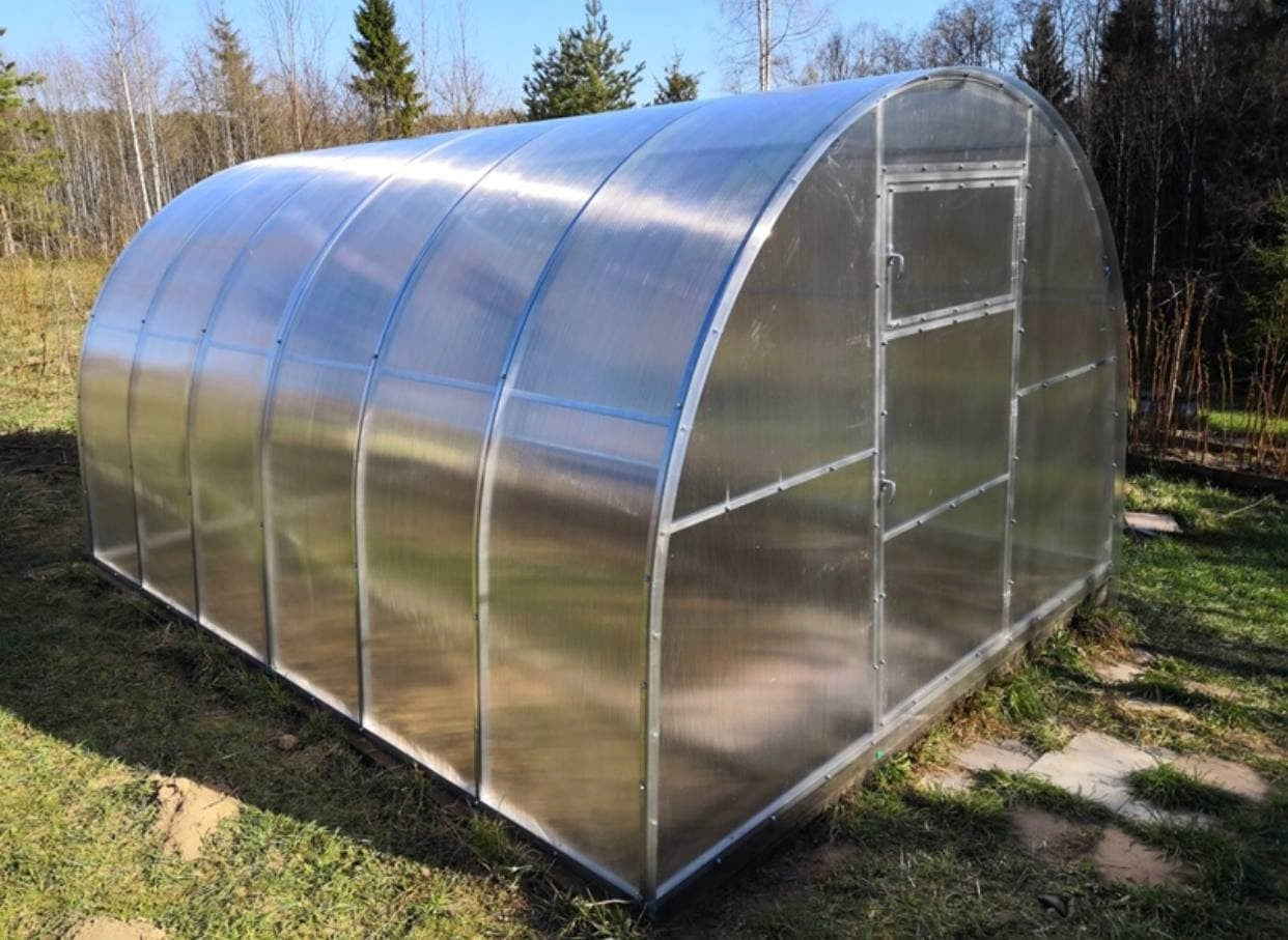 AGRONOM STRONG GREENHOUSE POLYCARBONATE 3x6m 4mm 20x20 Thickness 4 mm