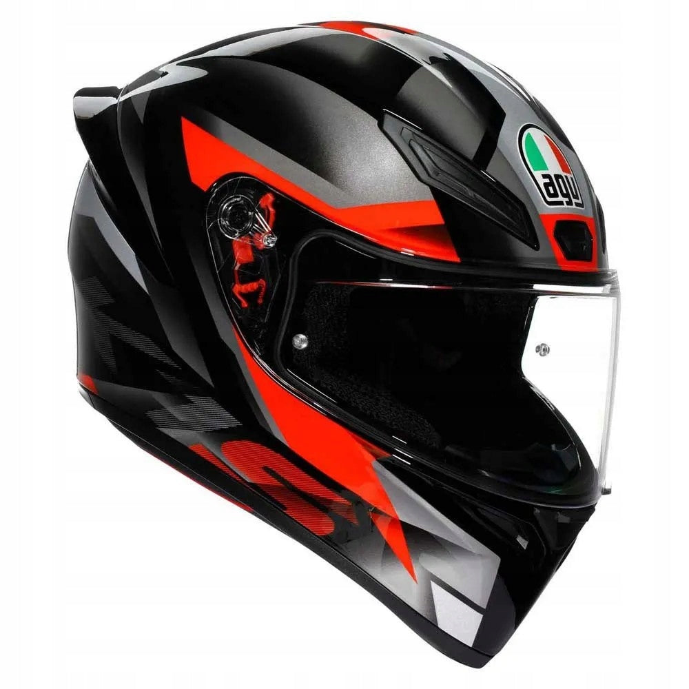 AGV K-1 L Fastlap Helmet Black/Grey/Red E2206