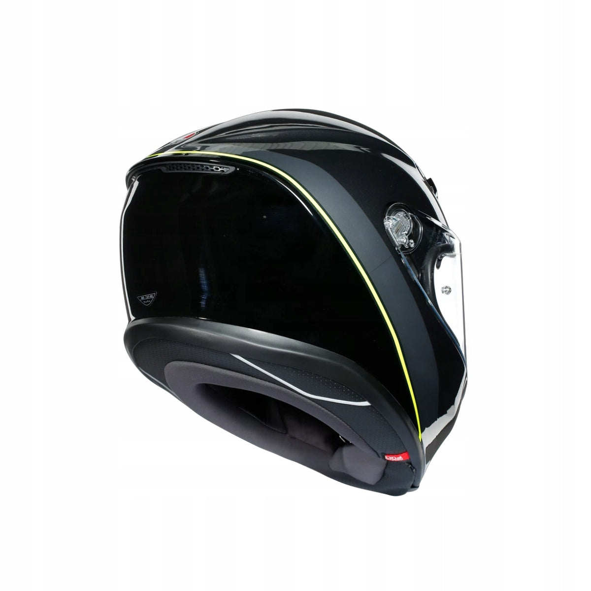 AGV K6 INTEGRAL MOTORCYCLE HELMET, size L Manufacturer's catalog number GUNMET/BLACK/YELLOW